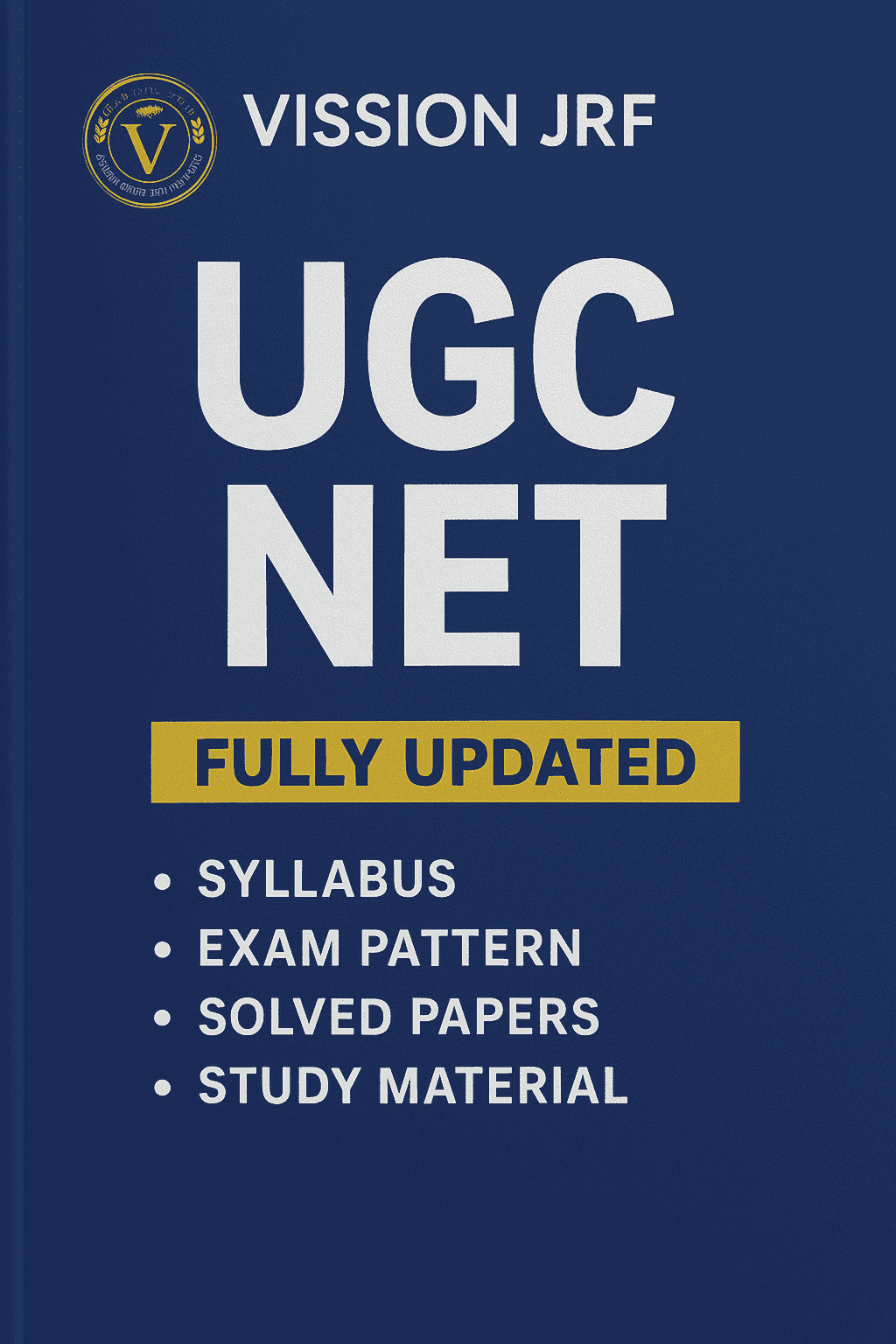 Vision JRF Book for UGC NET