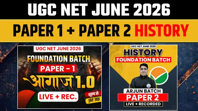 UGC NET JRF Foundation Batch