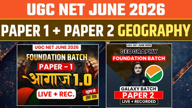 UGC NET JRF Foundation Batch